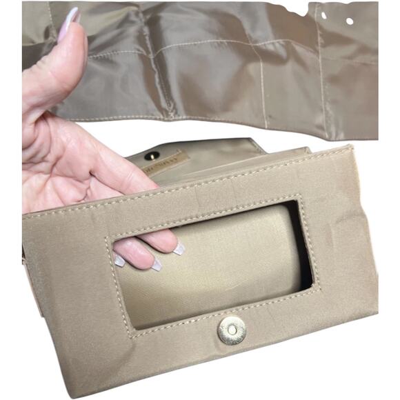 Tote Savvy Small Tan  Diaper Bag With Changing Pad & Crossbody Strap New - Picture 5 of 6